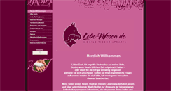 Desktop Screenshot of lebe-wesen.de